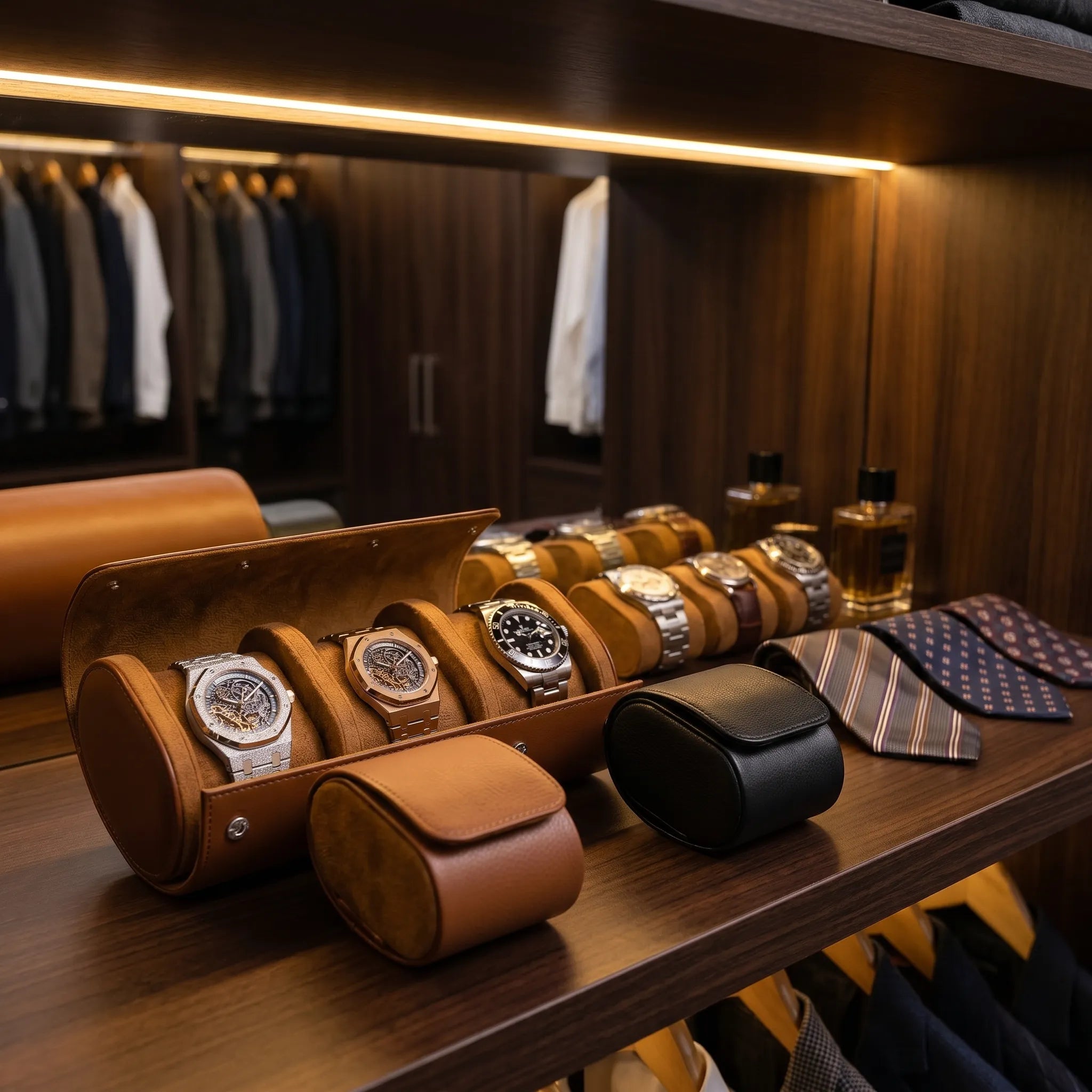 Étui à montres en Cuir – Le Voyageur I
