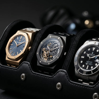 Étui à montres en Cuir – Le Voyageur III