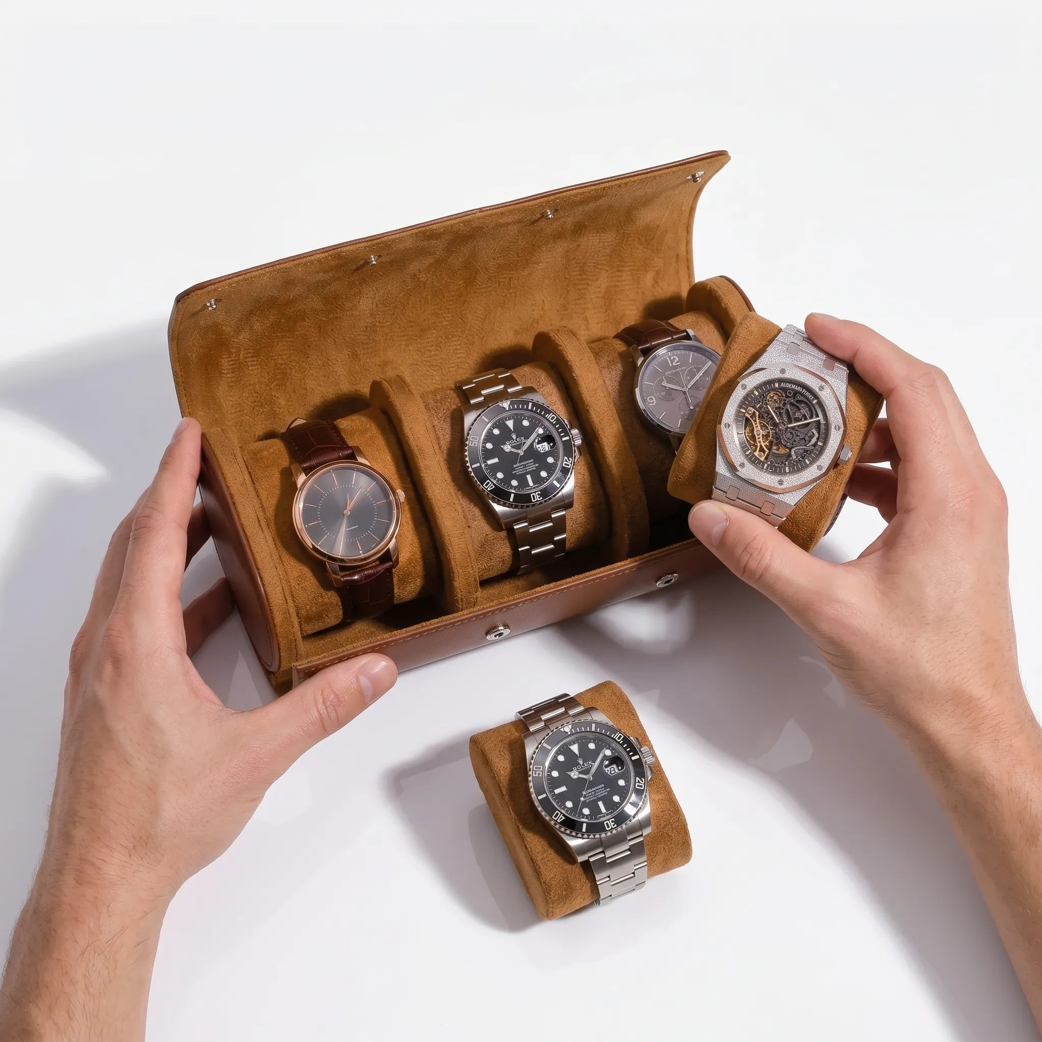 Étui à montres en Cuir – Le Voyageur III
